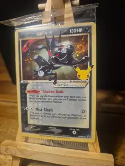 Pokemon TCG Greninja Gold Star Celebrations Promo w/ SWIRL Sealed SWSH144 #5 - Image 1