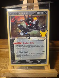 Pokemon TCG Greninja Gold Star Celebrations Promo w/ SWIRL Sealed SWSH144 #5 - Image 2