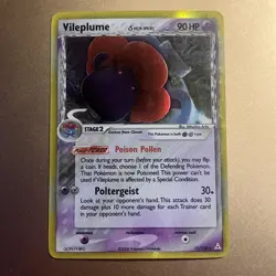 Vileplume 17/110 Holo Rare Delta Species EX Holon Phantoms Stamp Rare Pokemon - Image 1