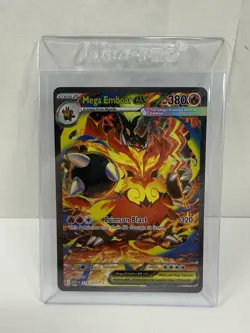 Pokemon Mega Emboar Ex 273/217 Ascended Heroes SIR Special Illustration Rare - Image 1