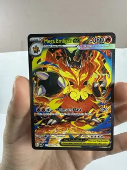Pokemon Mega Emboar Ex 273/217 Ascended Heroes SIR Special Illustration Rare - Image 2