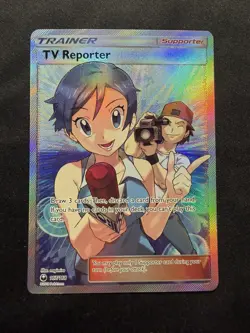 Pokemon TV Reporter 167/168 Full Art - Celestial Storm LP+ - Image 1