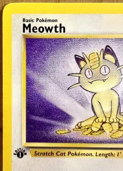 Meowth 56/64 Jungle Set 1st Edition 1999 Vintage Pokemon TCG - Image 2
