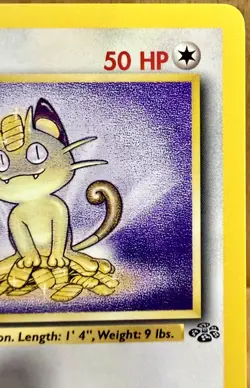Meowth 56/64 Jungle Set 1st Edition 1999 Vintage Pokemon TCG - Image 5