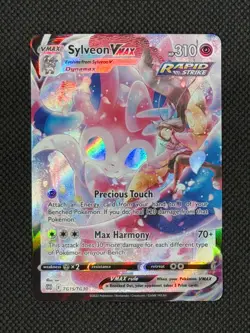 Pokemon Sylveon VMAX Full Art Ultra Rare Holo TG15/TG30 Brilliant Stars - Image 1
