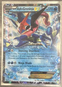 Ash-Greninja EX XY133 Black Star Promo Holo NM Pokemon Card - Image 1