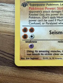 Pokemon TCG Machamp Holo Rare 1st Edition Base Set - Image 2