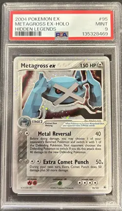 2004 POKEMON EX METAGROSS HOLO HIDDEN LEGENDS - Image 1