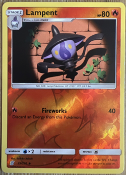 Pokemon - Lampent 29/236 - Reverse Holo - Unified Minds - NM/M - Image 1