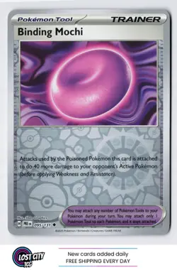 Binding Mochi 095/131 - Pokemon Prismatic Evolutions REVERSE Holo NM - Image 1