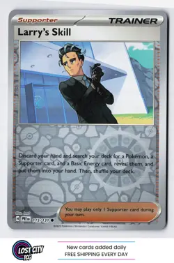 Larry's Skill 115/131 - Pokemon Prismatic Evolutions REVERSE Holo NM - Image 1