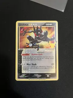 Pokemon Greninja Gold Star SWSH144 Black Star Promo LP - Image 1