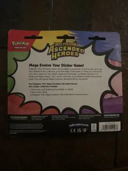 Pokemon Ascended Heroes Tech Sticker Collection Charmander New Sealed IN-HAND - Image 2