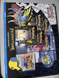 Pokemon TCG Celebrations Zacian LV.X Deluxe Pin Collection Box New SEALED! - Image 1