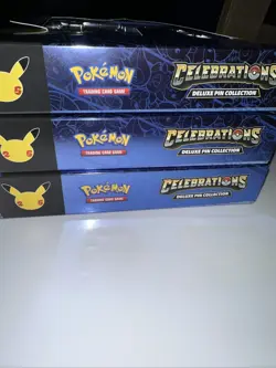Pokemon TCG Celebrations Zacian LV.X Deluxe Pin Collection Box New SEALED! - Image 2