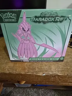 Pokemon Paradox Rift Elite Trainer Box ETB Iron Valiant Brand New Factory Sealed - Image 1