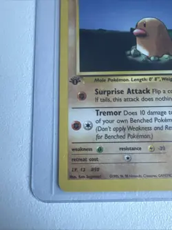 Brock’s Diglett 1st Edition Gym Challenge 67/132 WOTC Vintage Pokemon 1999 - Image 3