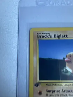 Brock’s Diglett 1st Edition Gym Challenge 67/132 WOTC Vintage Pokemon 1999 - Image 4