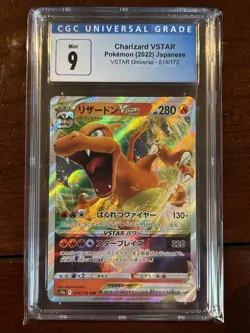 Pokemon Japanese Vstar Universe Charizard 014/172 Holo CGC 9 - Image 1
