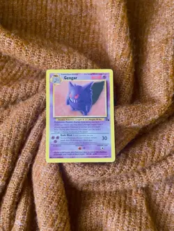 Gengar #20/62 - Pokemon Fossil 1999 Non-Holo Rare MP - Image 1