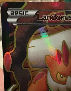 Landorus EX Full Art Ultra Rare Holo 144/149 Boundaries Crossed Pokemon TCG 2015 - Image 2