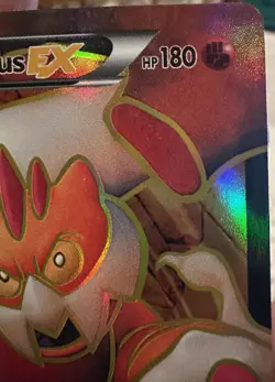 Landorus EX Full Art Ultra Rare Holo 144/149 Boundaries Crossed Pokemon TCG 2015 - Image 4