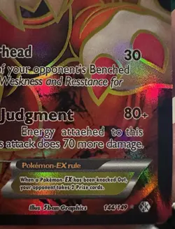 Landorus EX Full Art Ultra Rare Holo 144/149 Boundaries Crossed Pokemon TCG 2015 - Image 5