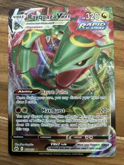 Pokemon TCG Rayquaza VMAX Crown Zenith FRESH PULL NM - Image 1