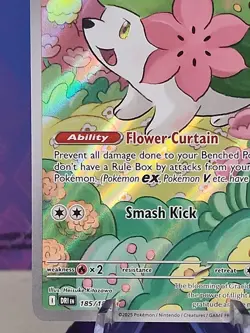 2025 Pokemon Shaymin Full Art Holo Destined Rivals #185/182 - Image 5
