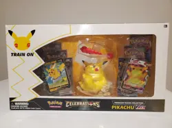 Pokemon Celebrations Premium Figure Collection Pikachu VMAX Box Factory Sealed 820650809408 - Image 1