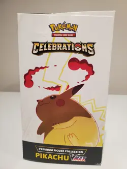 Pokemon Celebrations Premium Figure Collection Pikachu VMAX Box Factory Sealed 820650809408 - Image 3