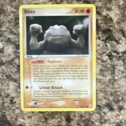 Pokemon TCG Ditto Delta Species 62/113 Basic Common Regular 60 HP Linear Attack - Image 1