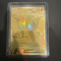 Pokemon Mega Charizard X EX 130/094 Gold Condition LP - Image 4