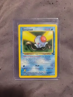 Pokemon TCG Tentacool Fossil 56/62 Regular 1999-2000 Wizards Base Set - Image 1