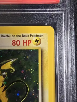 2000 Pokemon Game Base II #16 Raichu Holo PSA 5 - Image 3