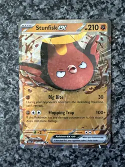 Stunfisk ex - Ascended Heroes 114/217 - Double Rare - Pokemon TCG - NM - Image 1