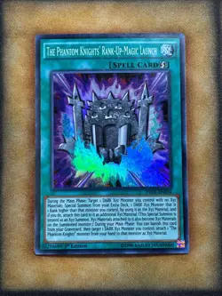 Yugioh The Phantom Knights’ Rank-Up-Magic Launch INOV-EN054 Super Rare 1st Ed LP - Image 1