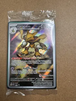 Alakazam 009 Sealed Pokemon Center Exclusive Mega Evolution Promo Holo Card - Image 1