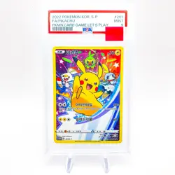 [PSA9]Pokemon korean 'Pikachu' 203/S-P Card show Let's card Event promo two days - Image 1