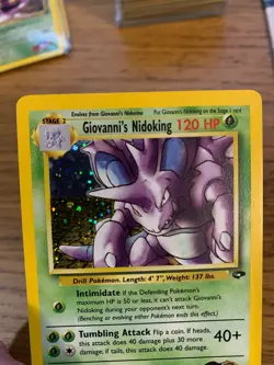 Giovanni's Nidoking (7/132) Holo Gym Challenge Pokemon Card! FREE P&P! - Image 4