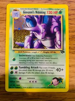 Giovanni's Nidoking (7/132) Holo Gym Challenge Pokemon Card! FREE P&P! - Image 5