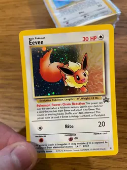 Eevee No.11 WOTC Black Star Promo Pokemon Card! FAST & FREE P&P! - Image 4