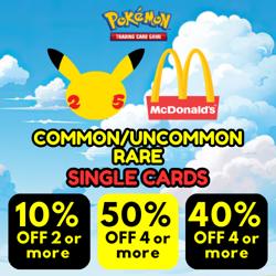 Pokemon TCG McDonald's 25th Anniversary Singles Mint Choose Your Cards - Image 1