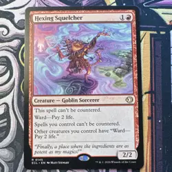 Hexing Squelcher Creature Red 145 ECL 2026 Matt Stewart Magic: The Gathering - Image 1