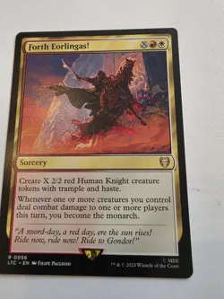 Forth Eorlingas! #56 | NM Near Mint | LTC Lord of the Rings Magic MTG - Image 1