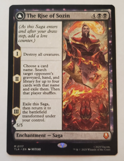 1x The Rise of Sozin Avatar The Last Airbender MTG Magic the Gathering NM - Image 1