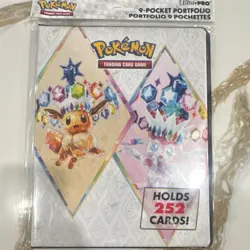 Pokemon Tcg Prismatic Evolutions 9 Pocket Portfolio Eevee & Sylveon - Image 1