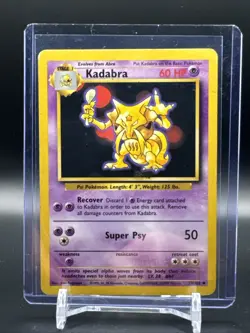 Pokemon TCG - Kadabra - 32/102 - Uncommon Unlimited - Base Set - Image 3