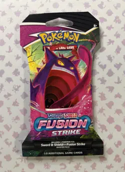 Pokemon TCG Sword & Shield Fusion Strike Sleeved Booster Pack Sealed (Lot of 4) - Image 3
