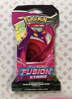 Pokemon TCG Sword & Shield Fusion Strike Sleeved Booster Pack Sealed (Lot of 4) - Image 5